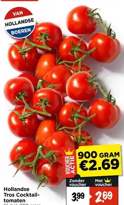 Vomar Voordeelmarkt Hollandse Tros Cocktail- tomaten aanbieding