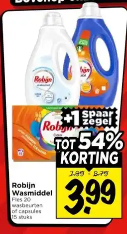 Vomar Voordeelmarkt Robijn Wasmiddel aanbieding