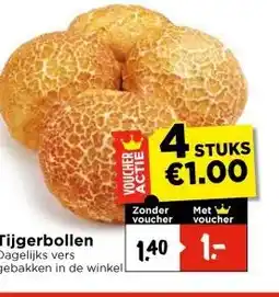 Vomar Voordeelmarkt Tijgerbollen aanbieding