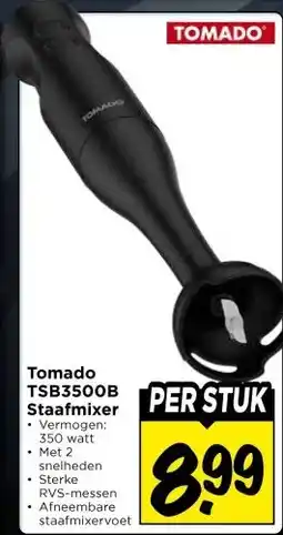 Vomar Voordeelmarkt Tomado TSB3500B Staafmixer aanbieding