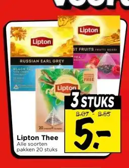 Vomar Voordeelmarkt Lipton Thee aanbieding