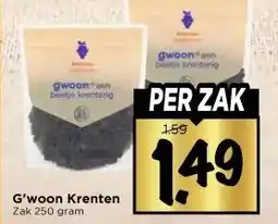 Vomar Voordeelmarkt G'woon Krenten aanbieding