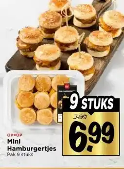 Vomar Voordeelmarkt Mini Hamburgertjes aanbieding
