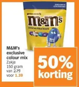 Albert Heijn M&M's exclusive colour mix aanbieding