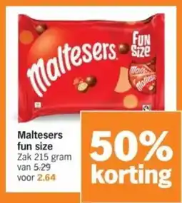 Albert Heijn Maltesers fun size aanbieding