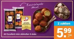 Albert Heijn AH Excellent mini oliebollen 8 stuks aanbieding
