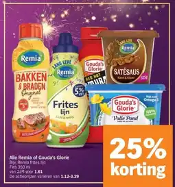 Albert Heijn Alle Remia of Gouda's Glorie aanbieding