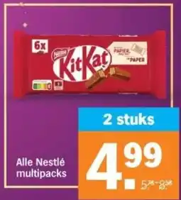 Albert Heijn Alle Nestlé multipacks aanbieding