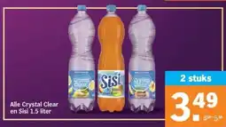 Albert Heijn Alle Crystal Clear en Sisi aanbieding