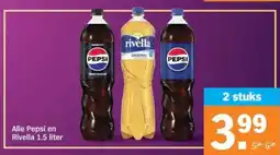 Albert Heijn Alle Pepsi en Rivella aanbieding