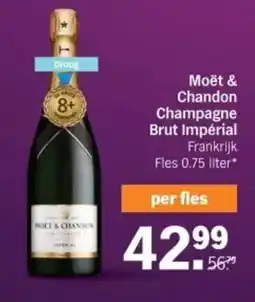 Albert Heijn Moët & Chandon Champagne Brut Impérial aanbieding