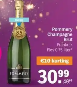 Albert Heijn Pommery Champagne Brut aanbieding