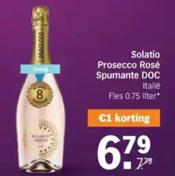 Albert Heijn Solatio Prosecco Rosé Spumante DOC aanbieding