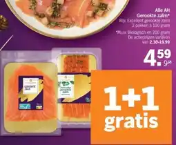 Albert Heijn Alle AH Gerookte zalm aanbieding