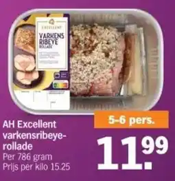 Albert Heijn AH Excellent varkensribeye- rollade aanbieding