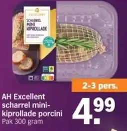 Albert Heijn AH Excellent scharrel mini- kiprollade porcini aanbieding