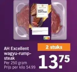Albert Heijn AH Excellent wagyu-rump- steak aanbieding