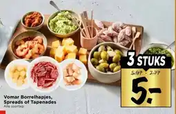 Vomar Voordeelmarkt Vomar Borrelhapjes, Spreads of Tapenades aanbieding