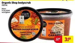 Kruidvat Organic Shop bodyscrub aanbieding