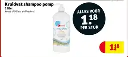 Kruidvat Kruidvat shampoo pomp aanbieding