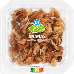 Albert Heijn AH Biologisch Ananas gedroogd & ongezoet aanbieding