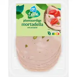 Albert Heijn AH Terra Plantaardige mortadella met pistache aanbieding