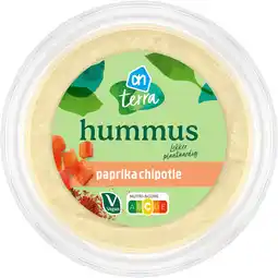 Albert Heijn AH Terra Plantaardige hummus paprika chipotle aanbieding