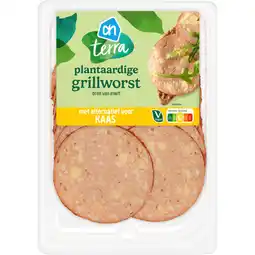 Albert Heijn AH Terra Plantaardige grillworst alternatief kaas aanbieding
