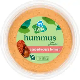 Albert Heijn AH Terra Plantaardige hummus zongedroogde tomaat aanbieding