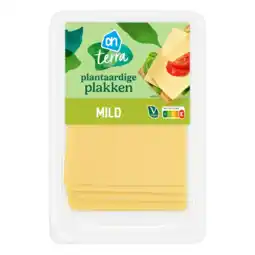 Albert Heijn AH Terra Plantaardige plakken mild aanbieding