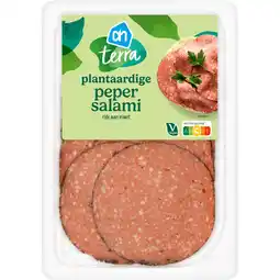Albert Heijn AH Terra Plantaardige pepersalami aanbieding