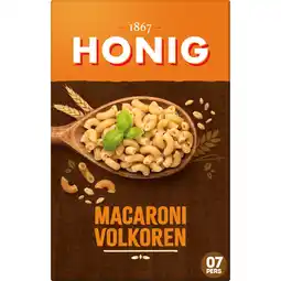 Albert Heijn Honig Macaroni volkoren aanbieding