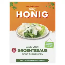 Albert Heijn Honig Groentesaus tuinkruiden aanbieding