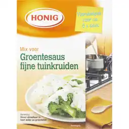 Albert Heijn Honig Groentesaus tuinkruiden aanbieding