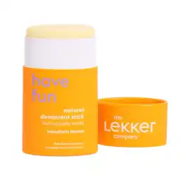 Albert Heijn The Lekker Company Natuurlijke deodorant mandarin stick aanbieding
