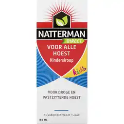 Albert Heijn Natterman Kindersiroop voor alle hoest aanbieding