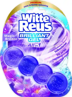 Albert Heijn Witte Reus Toiletblok brilliant gel magic breeze aanbieding