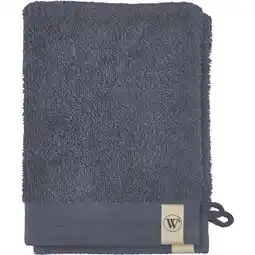 Albert Heijn Walra Washandjes 16x21 antraciet aanbieding