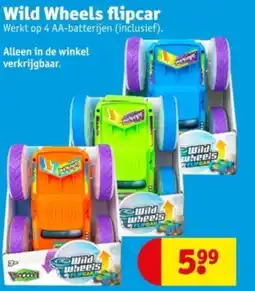 Kruidvat Wild Wheels flipcar aanbieding