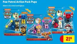 Kruidvat Paw Patrol Action Pack Pups aanbieding