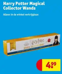 Kruidvat Harry Potter Magical Collector Wands aanbieding