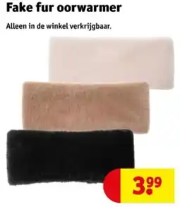 Kruidvat Fake fur oorwarmer aanbieding
