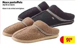 Kruidvat Mexx pantoffels aanbieding