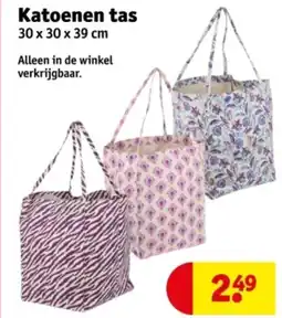 Kruidvat Katoenen tas aanbieding