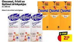 Kruidvat Chocomel, Fristi en Optimel drinkpakjes aanbieding