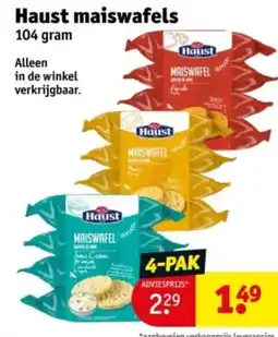 Kruidvat Haust maiswafels aanbieding