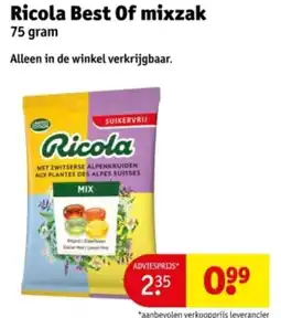 Kruidvat Ricola Best Of mixzak aanbieding