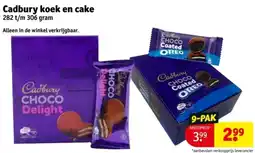 Kruidvat Cadbury koek en cake aanbieding