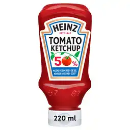 PLUS Heinz Ketchup 50% minder suikers en zout aanbieding