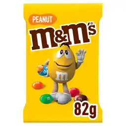PLUS M&M'S Pinda chocolade snoepjes zakje aanbieding